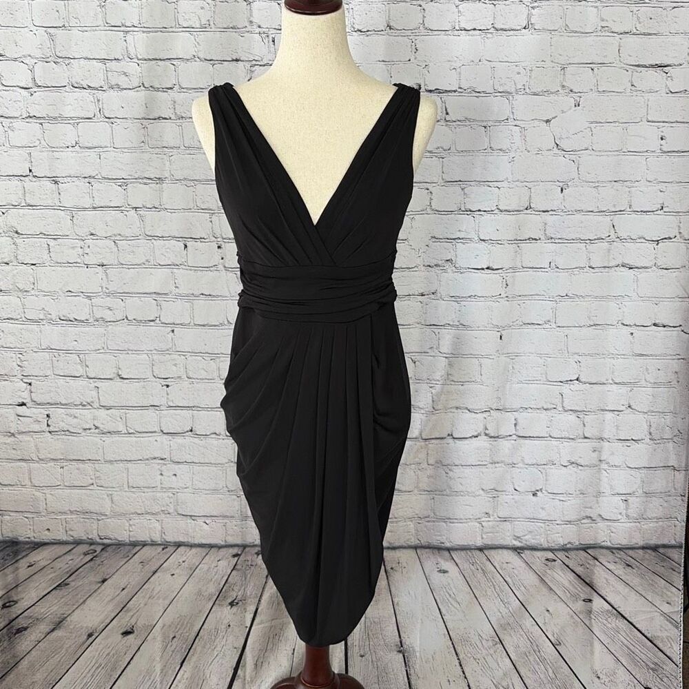 Boston Proper Faux Wrap Surplus Dress
